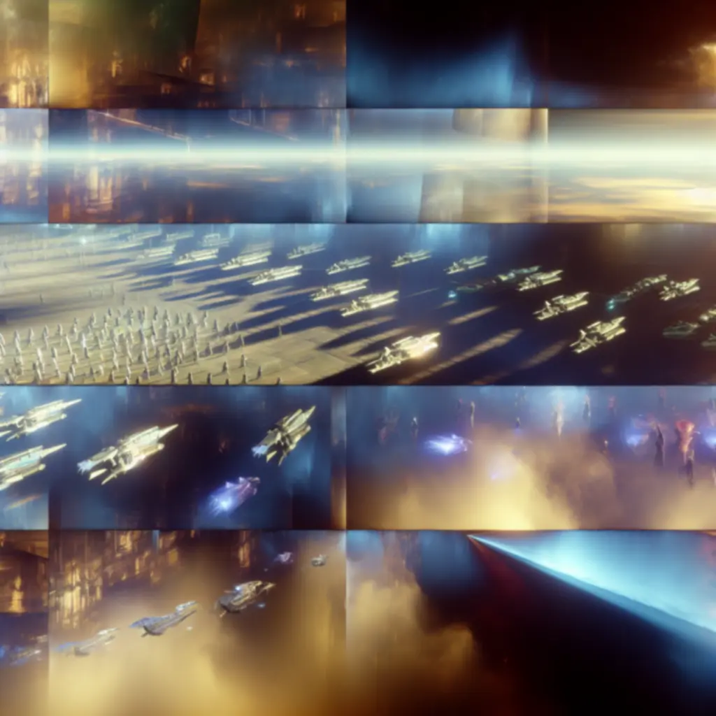 Stylizowany kadr z uniwersum StarCraft – tło FAQ