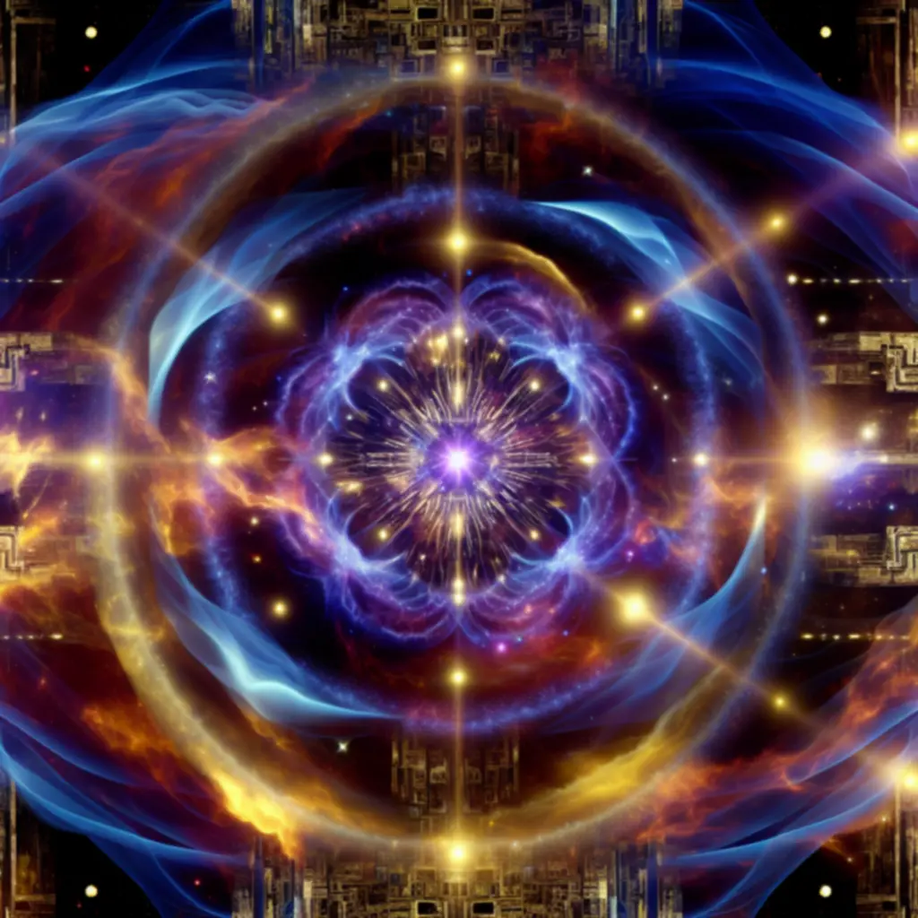 Kosmiczny węzeł energii o pulsującej aurze