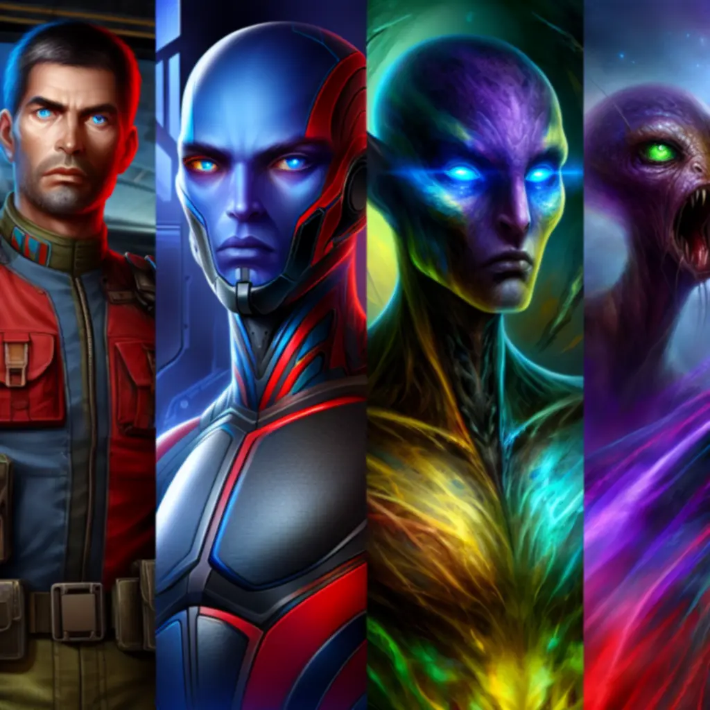 Wizualizacja frakcji wszechświata StarCraft reprezentująca organizację i zasady